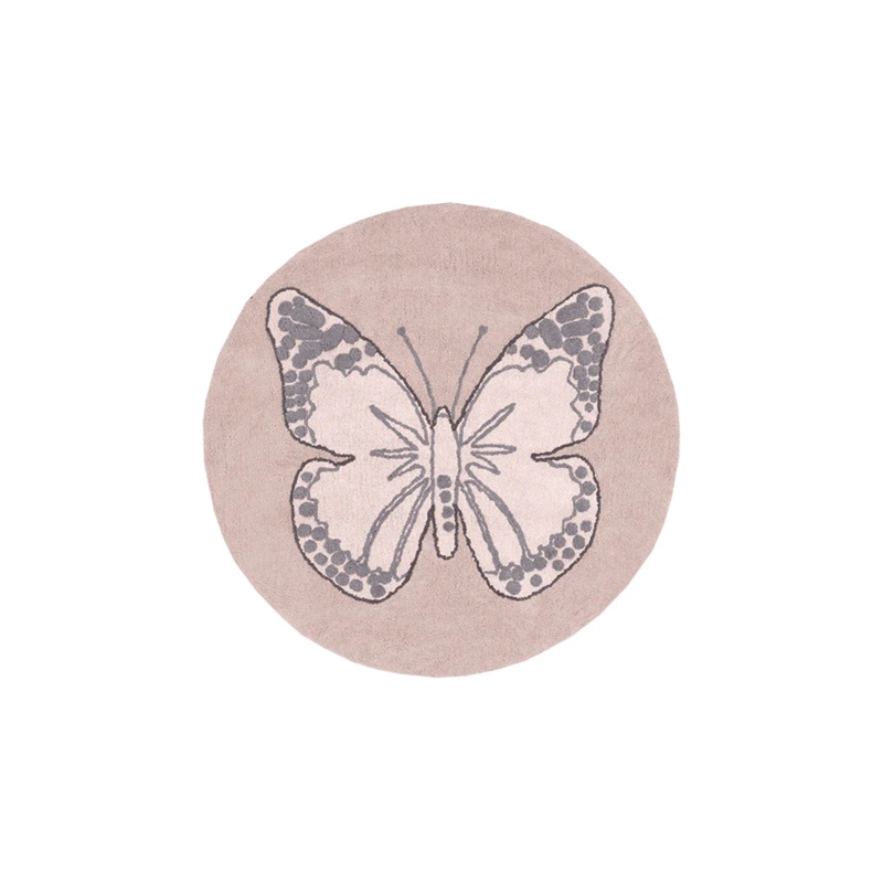 WASHABLE RUG BUTTERFLY|160 cm