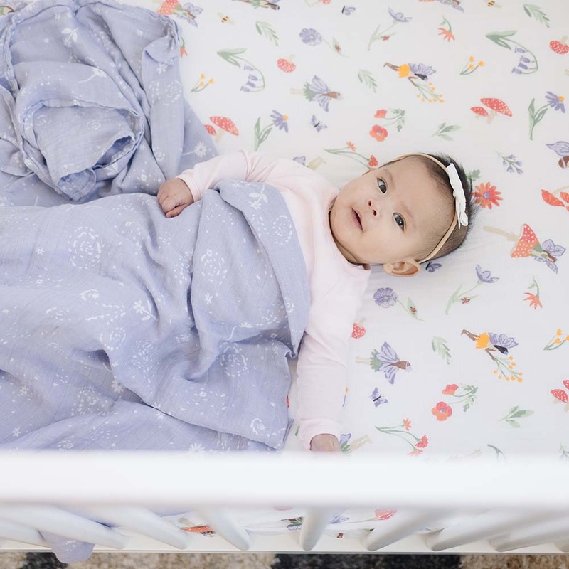 Woodland Fairy Oh So Soft Muslin Crib Sheet