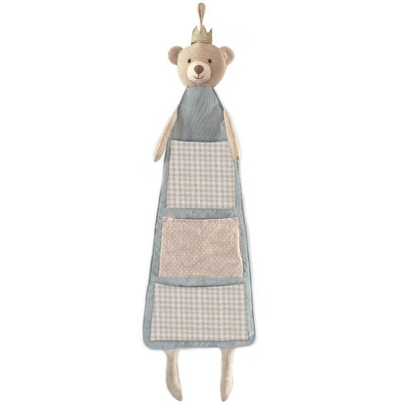 Bear Prince Fabric Hanging Organizer