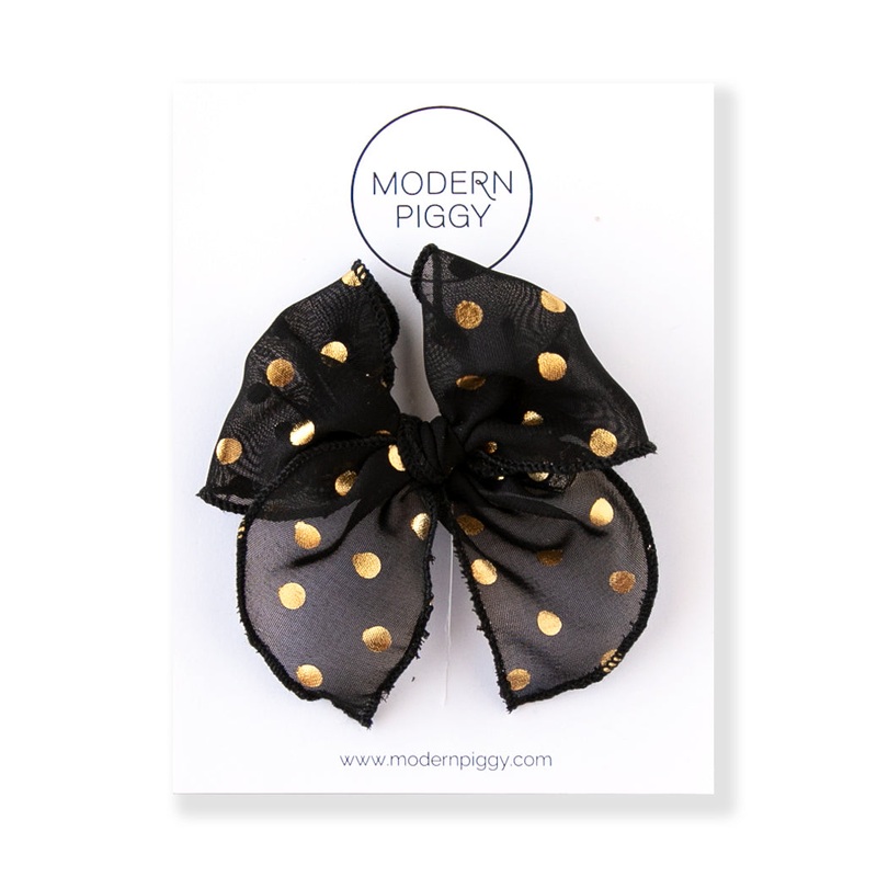 Confetti | Petite Party Bow|Alligator Clip|Nylon Headband