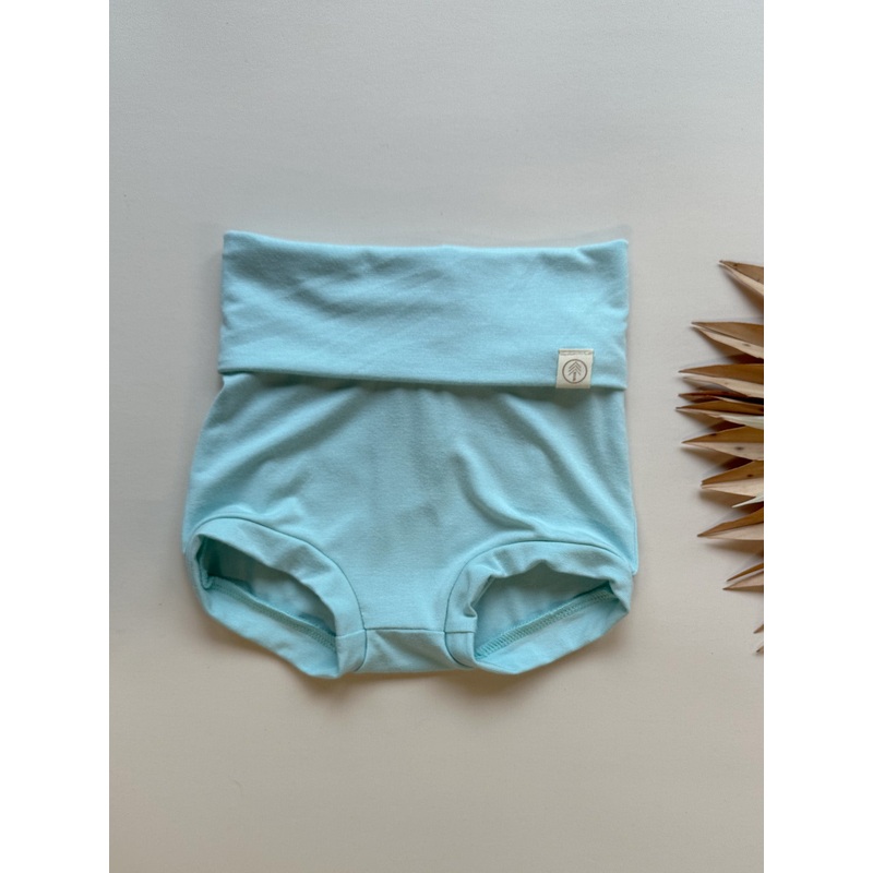 Fold Over Bloomers | Caribbean Blue | Luxury Bamboo
