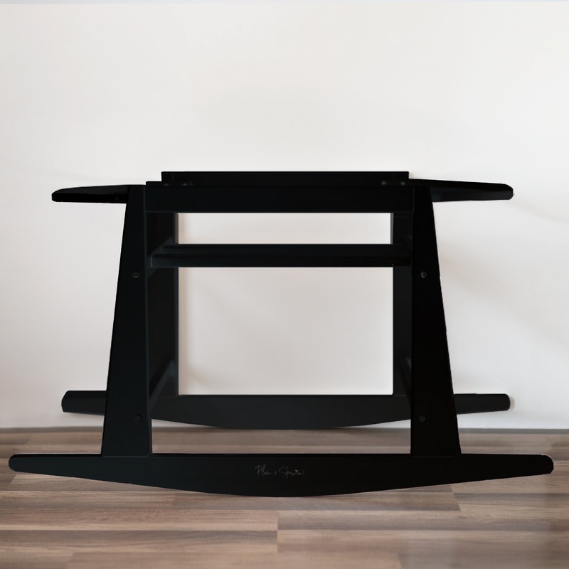 Original RockingMoses Bassinet Standwith brakeBlack