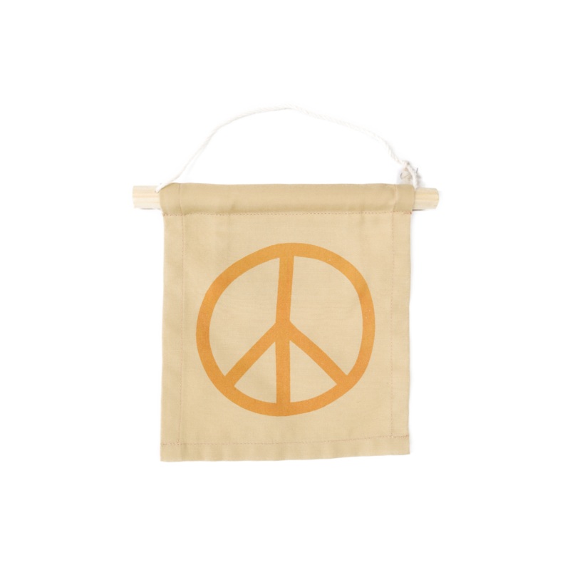 Peace Sign Hang Sign Peach