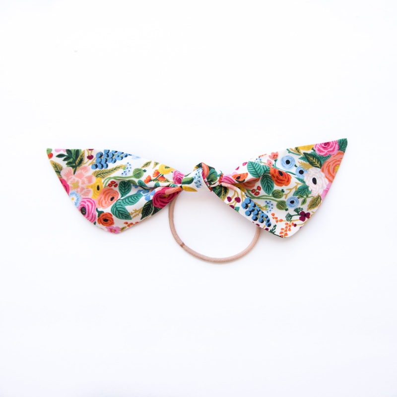 Rifle Floral | Modern Knot|Beige Elastic|Black Elastic