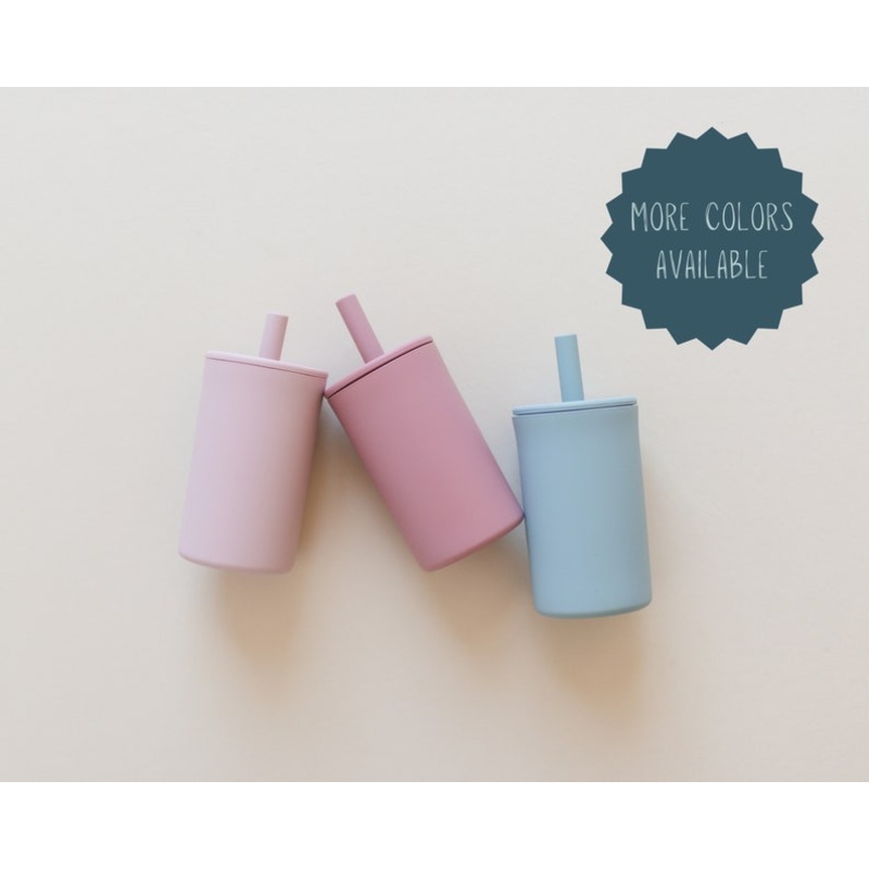Silicone Straw Cup for Babies & Toddlers – more colors