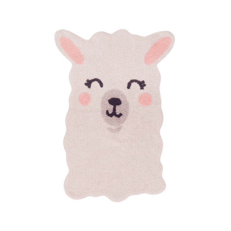 WASHABLE RUG SMILE LIKE A LLAMA