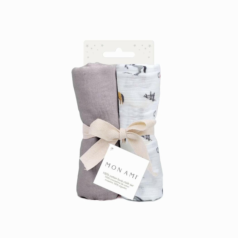 CHANTILLY 2 PC BURP CLOTH SET