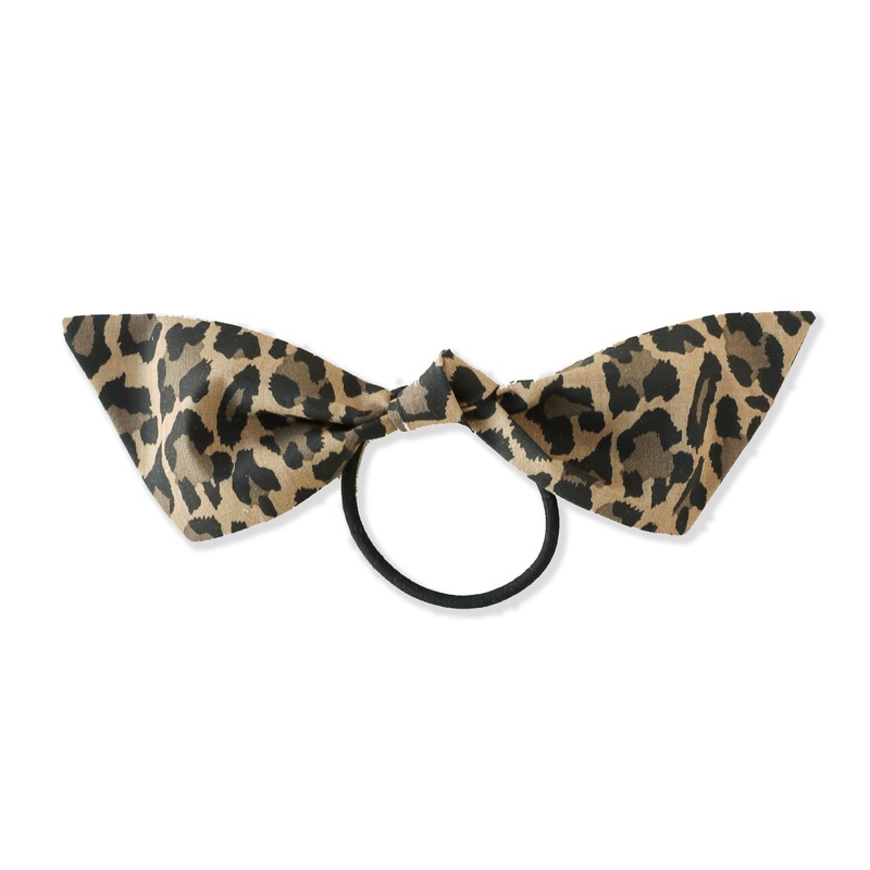Leopard | Modern Knot|Beige Elastic|Black Elastic