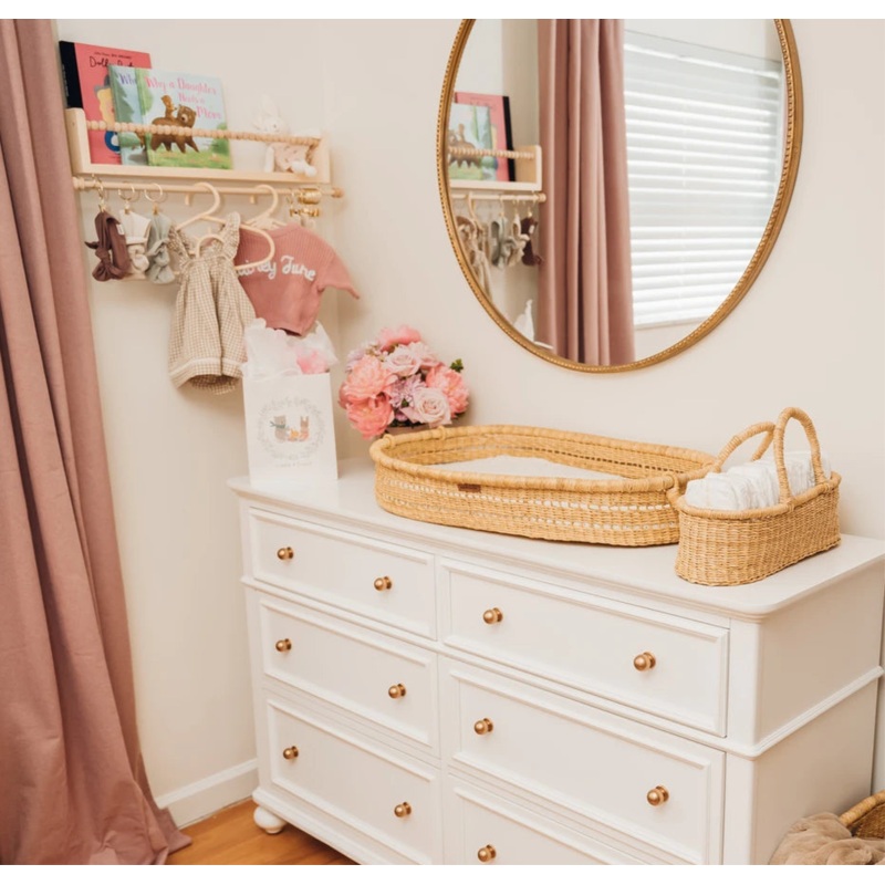 Modern Open Weave Changing Basket