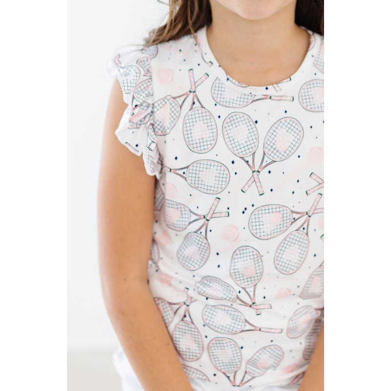 SALE Game, Set, Match S/S Ruffle Tee