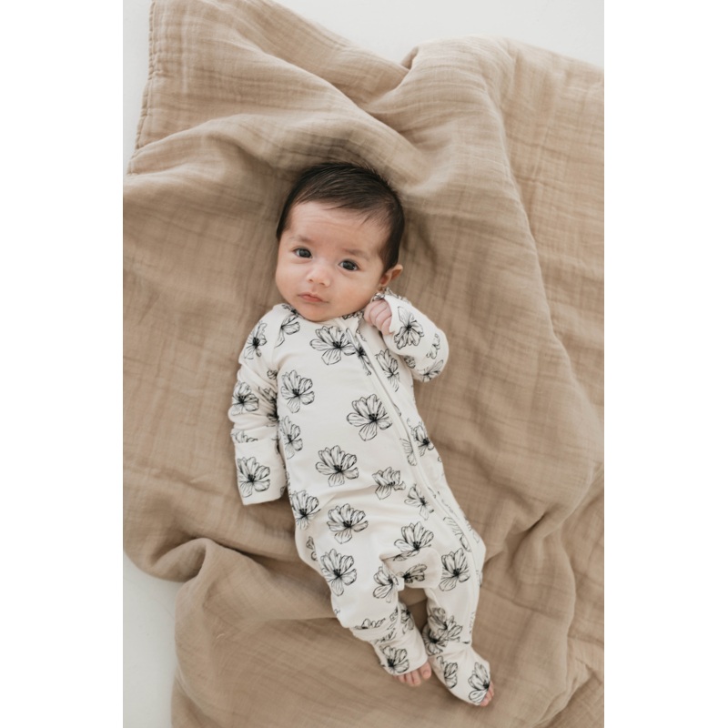 Bamboo Zip Pajamas | Desert Bloom