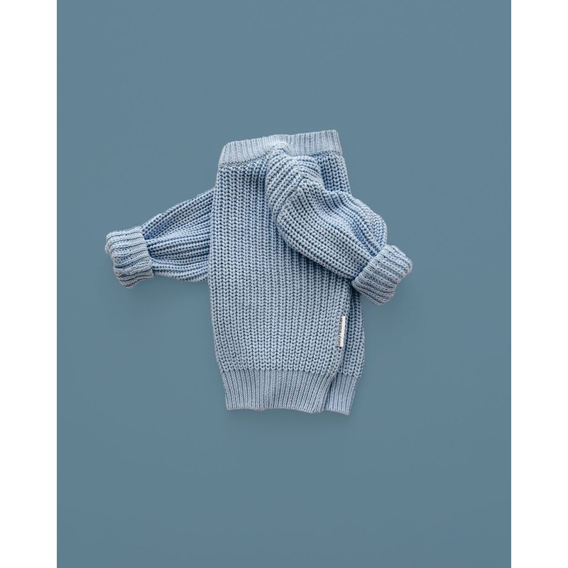 Chunky Knit Sweater | Blue|0-6M|6-12M|12-24M|2-3T|3-4T|4-5T