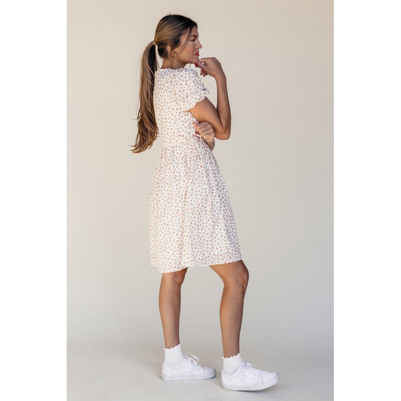 My Everything Side Tie Dress|White|XS|S|M|L|XL