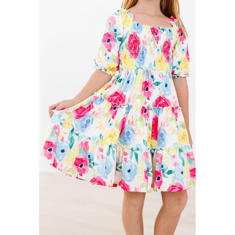 Rosie Smocked Ruffle Dress|2T|3T|4T|5/6|7/8|9/10