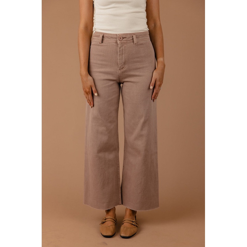 Somewhere Along The Way Wide Leg Jeans