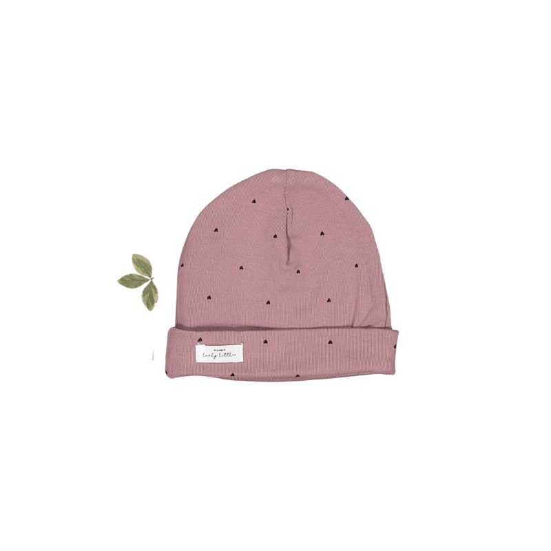 The Printed Hat – Heart|0-3m|3-6m|6-12m|12-24m