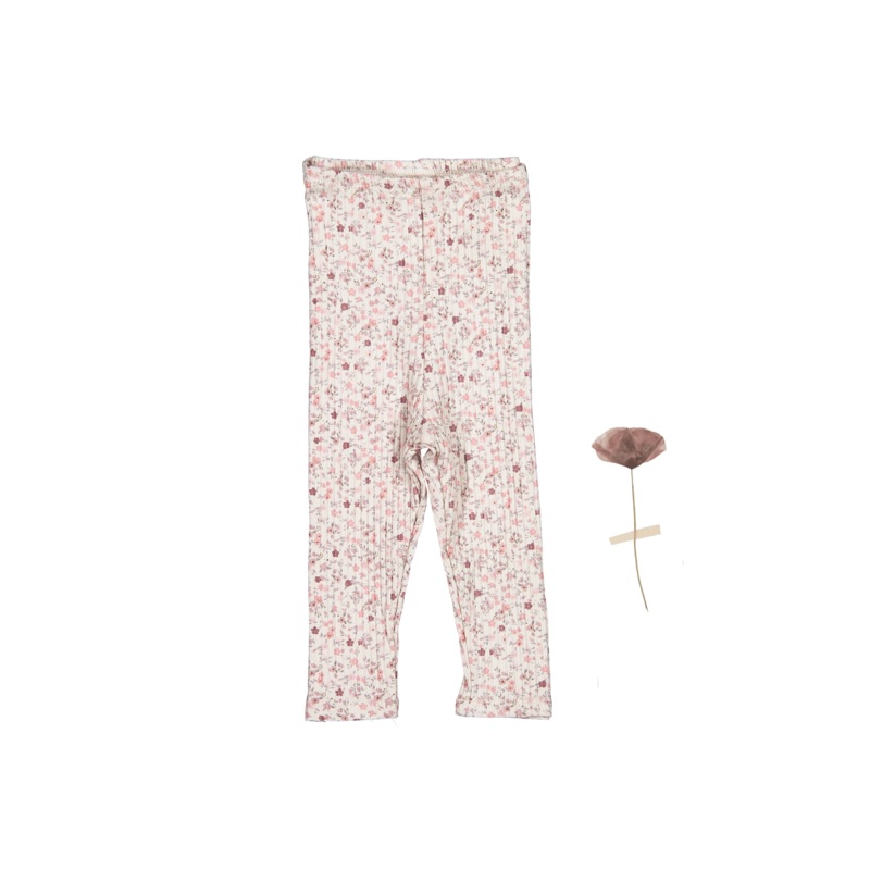 The Printed Legging – Dusty Mauve Floral