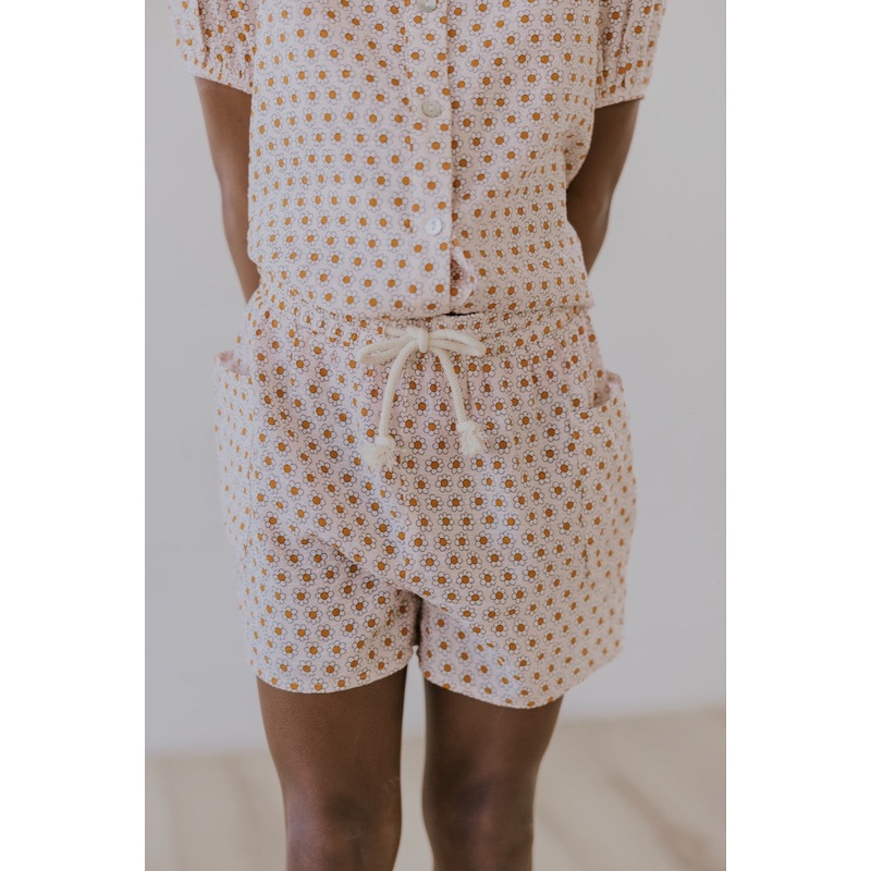 Dance Mode Tie Waist Shorts|Ivory|18-24mo|2T|3-4T|5-6T|7-8|9-10|11-12|13-14