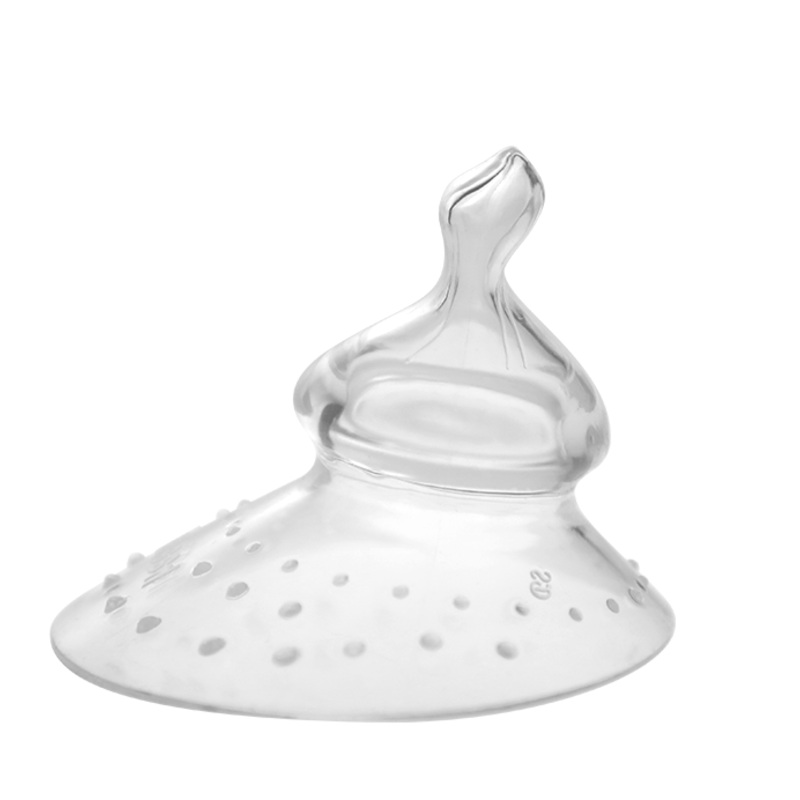 Haakaa Silicone Breastfeeding Nipple Shield with Orthodontic Nipple, 1 PK