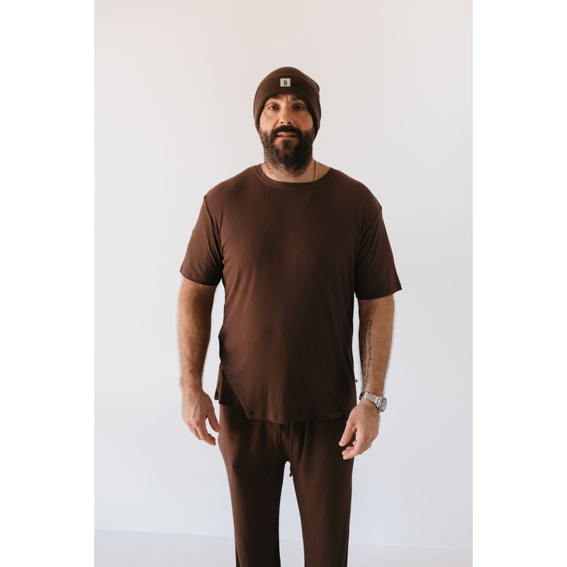 Men’s Bamboo Short Sleeve Pajamas | Coffee Bean