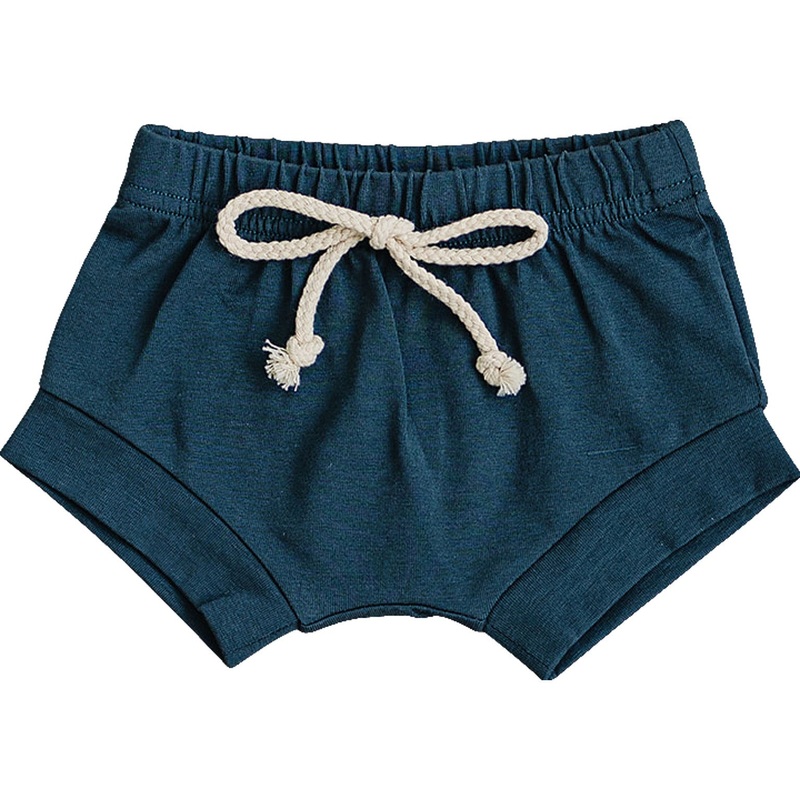 Navy Cotton Shorts|0-3|3-6|6-12|18|2T|3T|4T