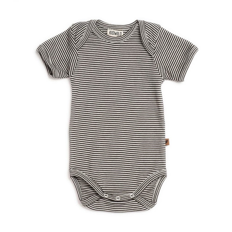 Organic Short Sleeve Bodysuit – Stripe