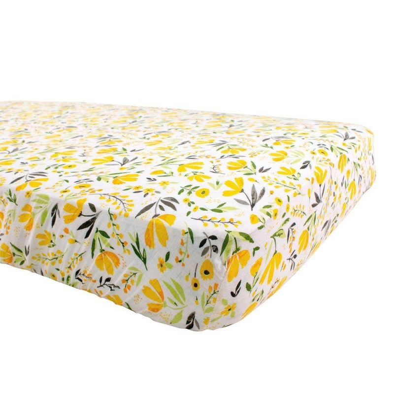 Royal Garden Oh So Soft Muslin Crib Sheet