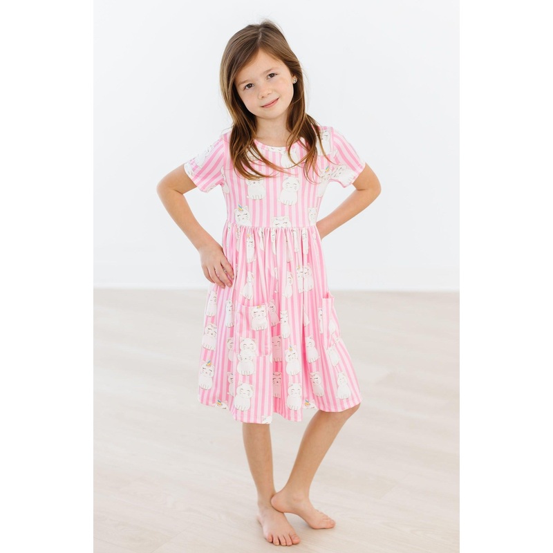 SALE Kittycorn S/S Pocket Twirl Dress