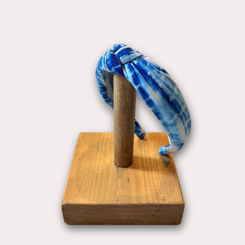Shibori Top Knot