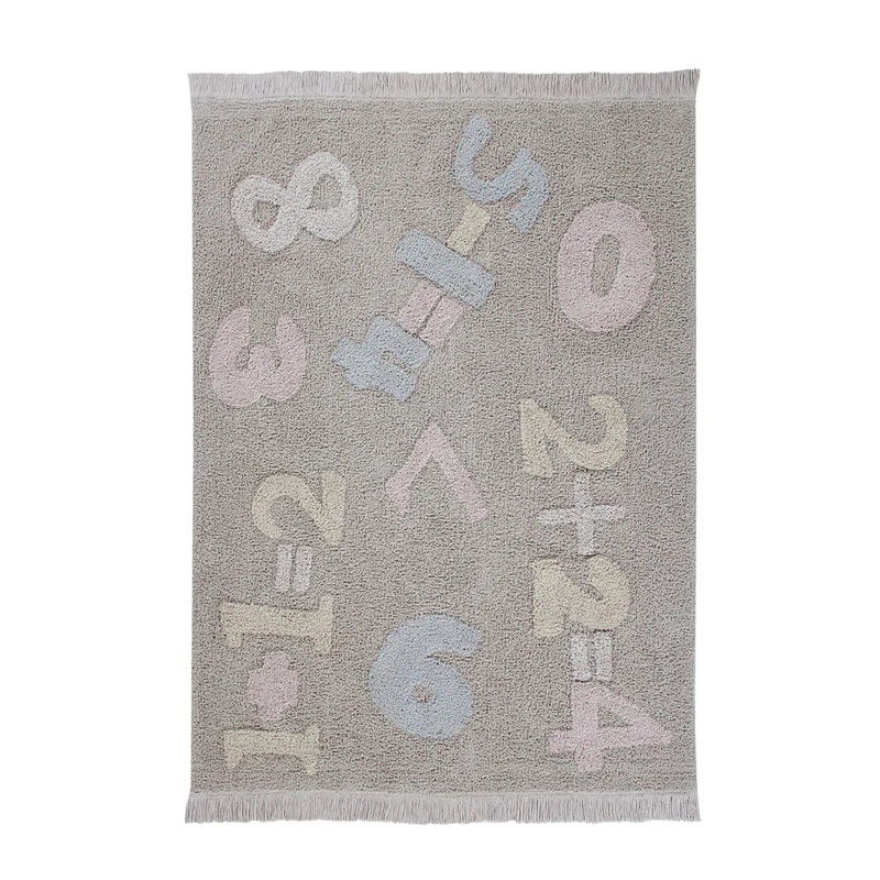 WASHABLE RUG BABY NUMBERS|120 x 160 cm