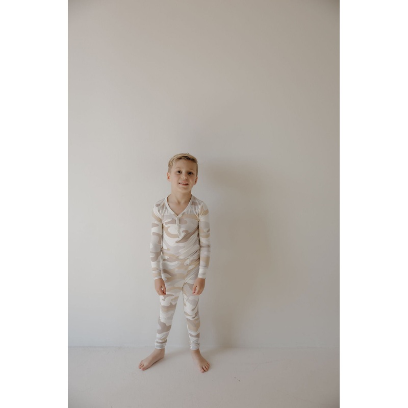 Bamboo Two Piece Pajamas | Camo 2.0