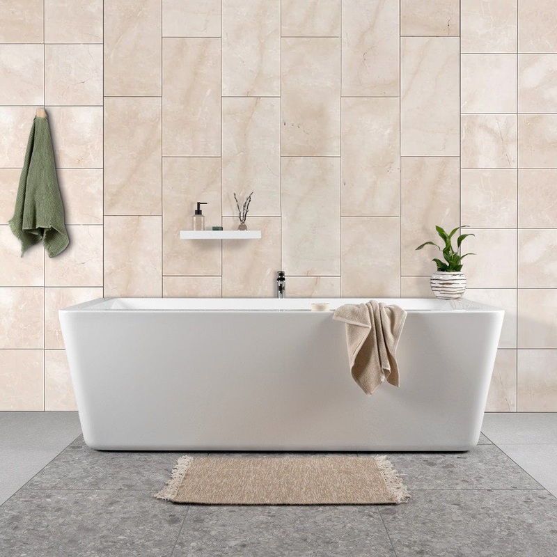 Calista Cream Medium Beige Marble Floor and Wall Tile – Livfloors Collection
