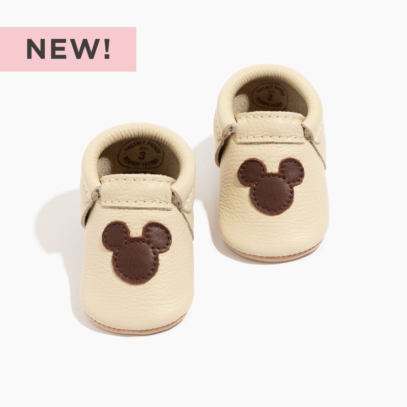 Disney Mocha Mickey Mouse City Baby Shoe