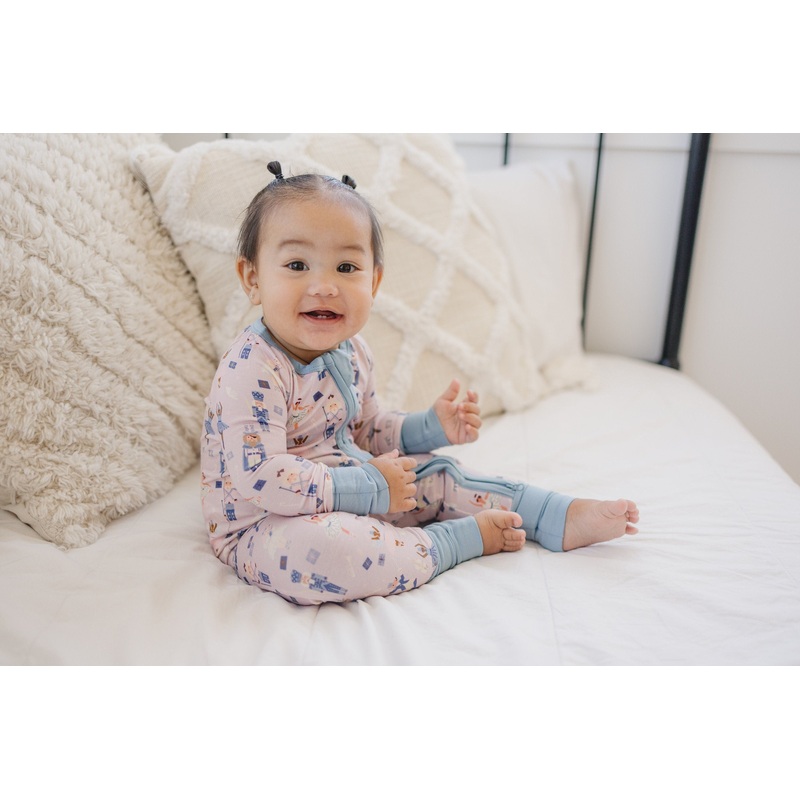 Nutcracker Print Bamboo Zippy Romper