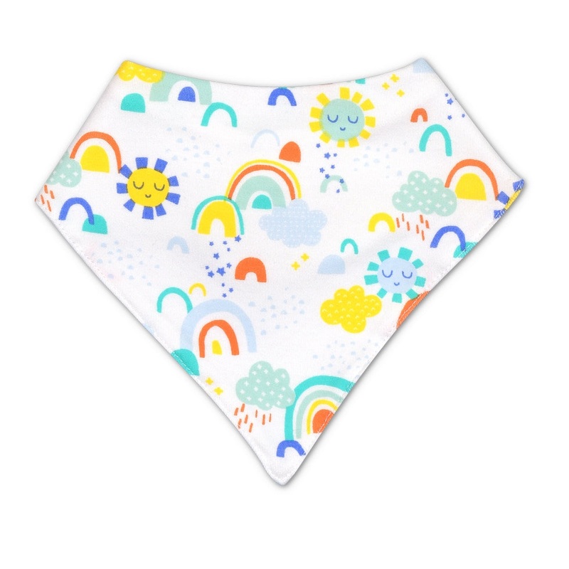 Organic Cotton Bandana Bib  Sunshine