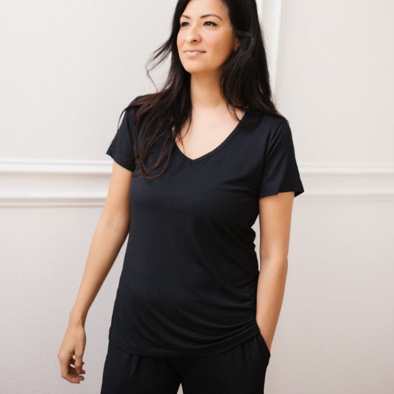 Signature Solids Women’s Lounge V-Neck