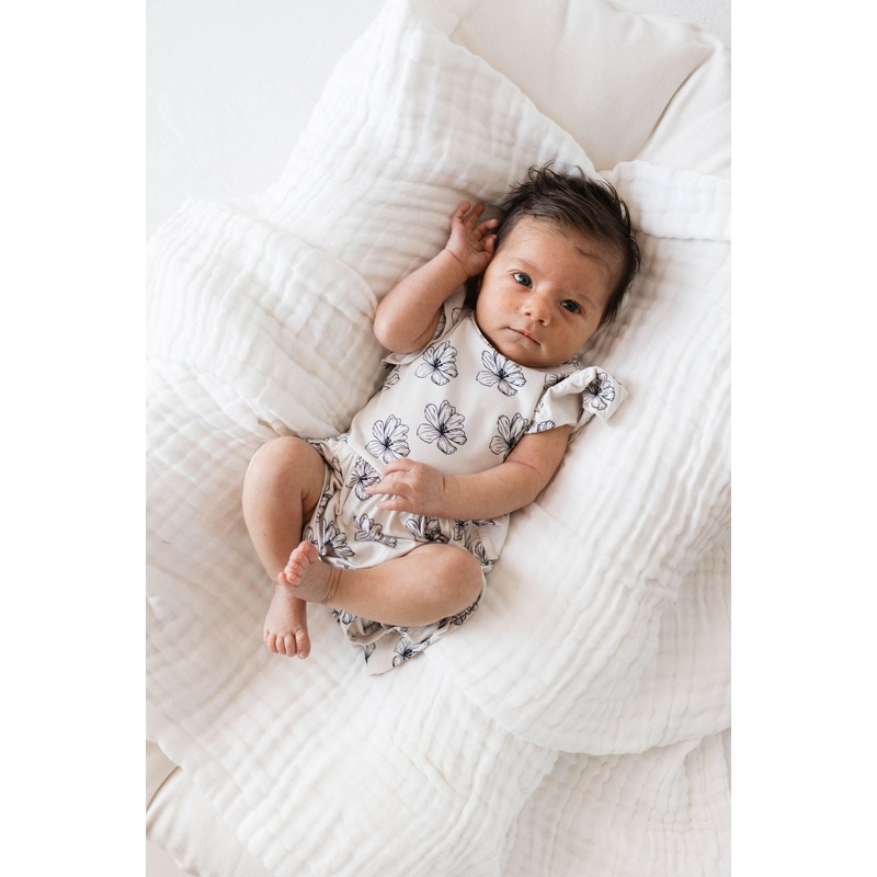 Bamboo Ruffle Romper | Desert Bloom
