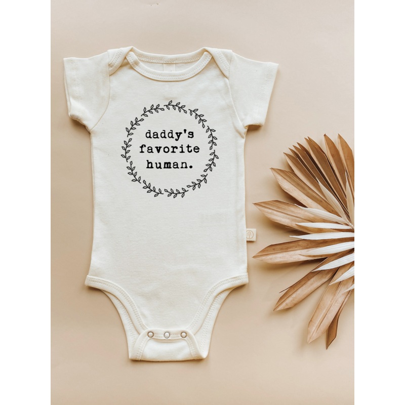 Daddy’s Favorite Human – Organic Cotton Bodysuit