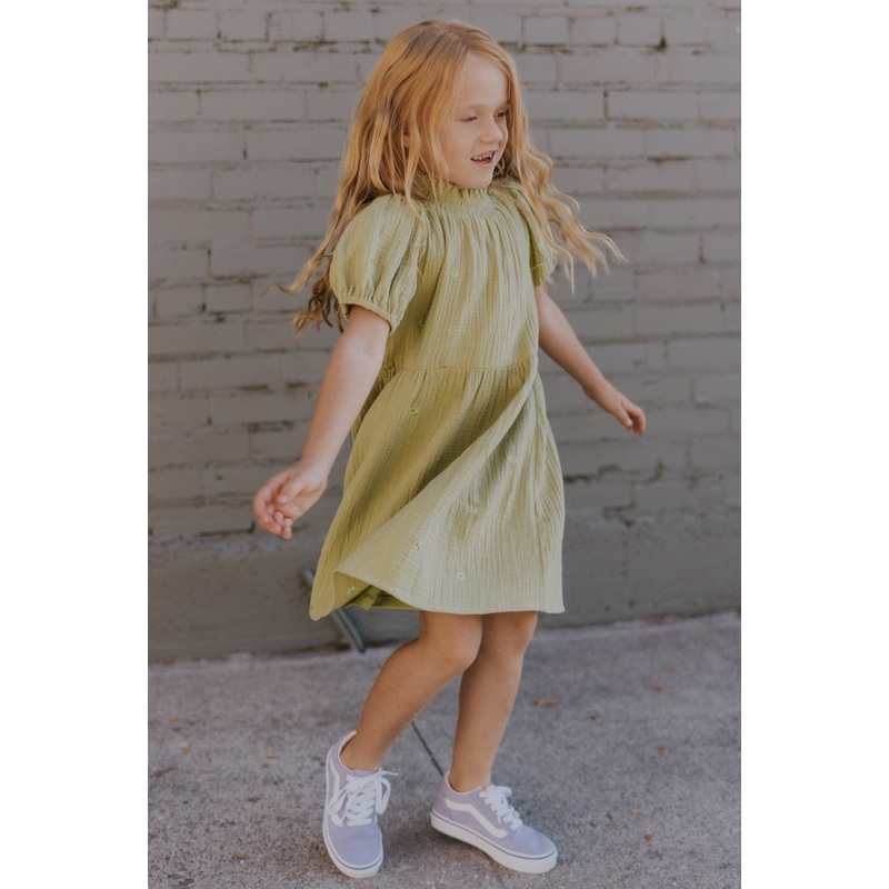Mini Pasquale Embroidered Dress