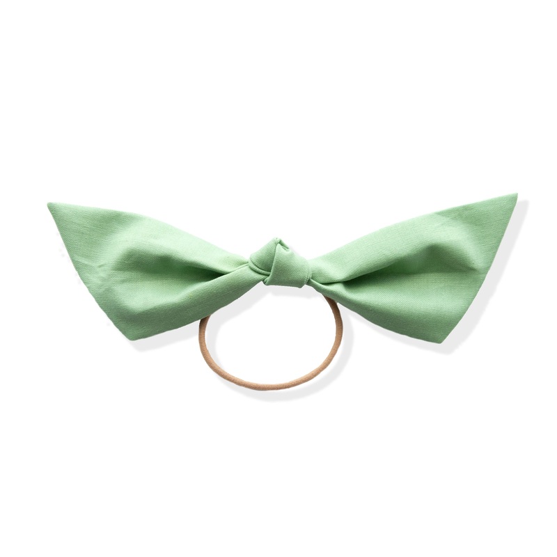 Seafoam Green | Modern Knot|Beige Elastic|Black Elastic