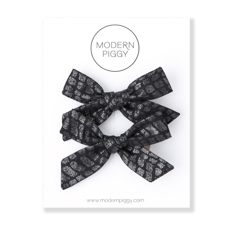 Snake Skin | Pigtail Set – Hand-tied Bow (Copy)