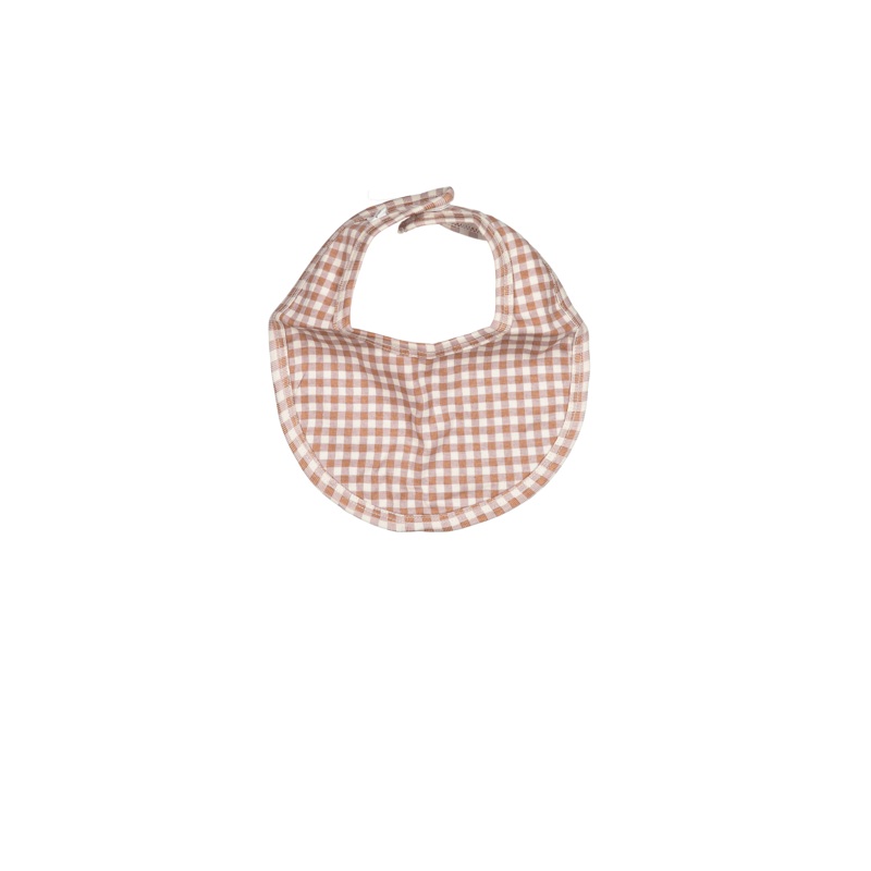The Printed Bib – Rosewood Gingham