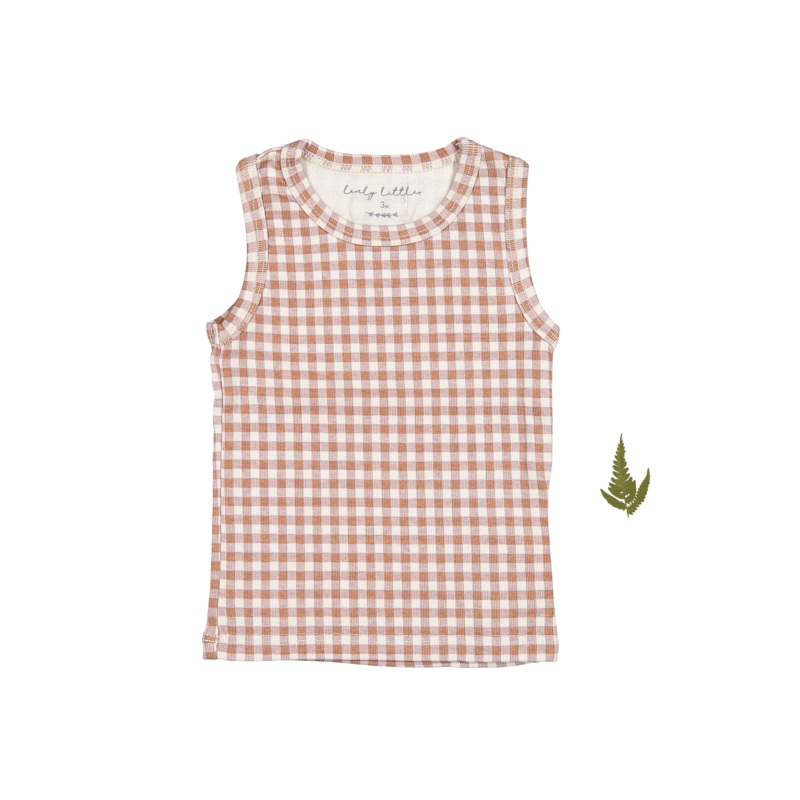 The Printed Tank – Rosewood Gingham