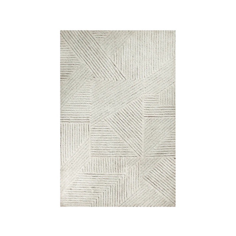 WOOLABLE RUG ALMOND VALLEY|170 x 240 cm|Natural Base: Linen