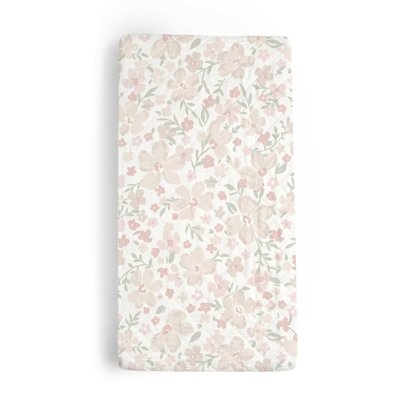 Organic Changing Pad Cover – Blossom