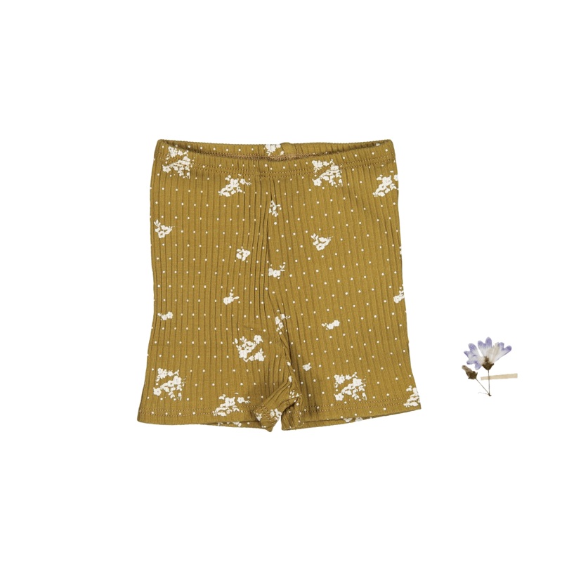 The Printed Short  – Golden Floral