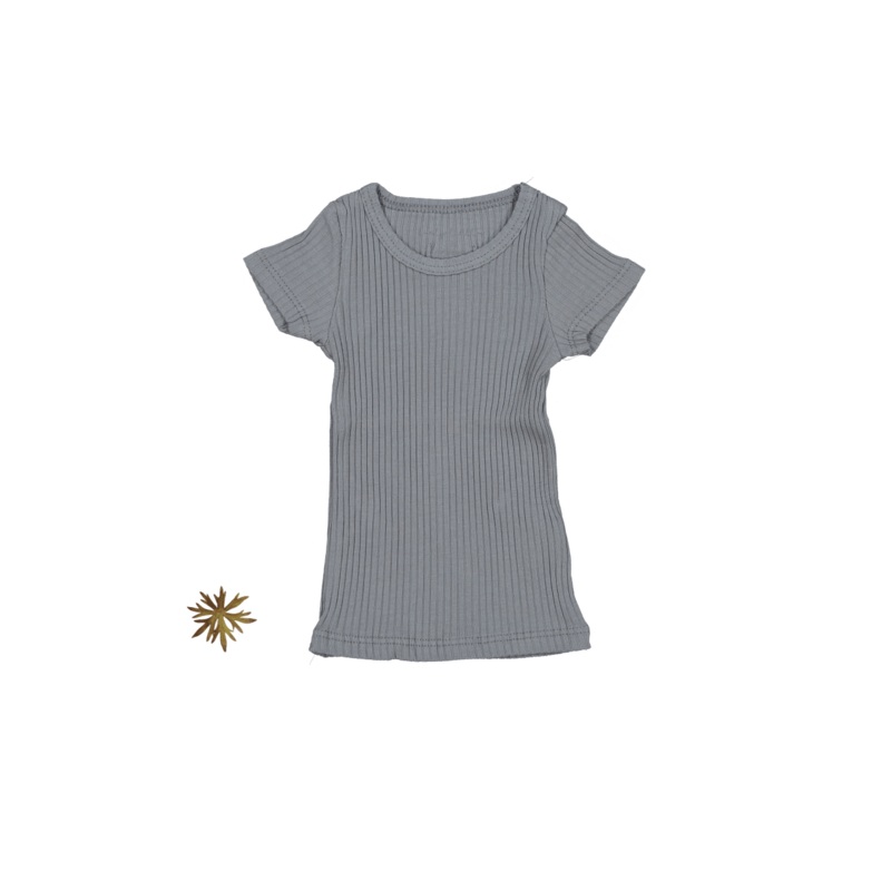 The Short Sleeve Tee – Slate|3m|6m|12m|18m|24m|36m|4y|6y|8y