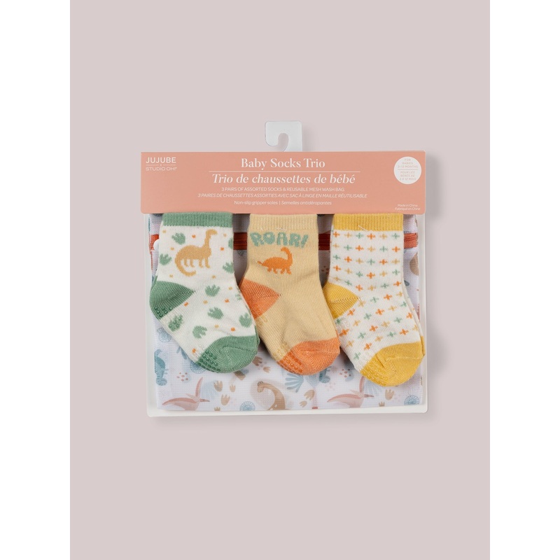 3-Pack Soft Durable Baby Socks Set – Roarsome