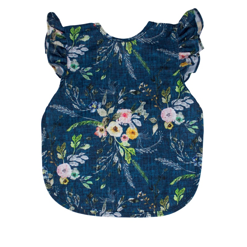 Boho Floral Flutter Bapron|Toddler (6m-3T)|Preschool (3-5yrs)