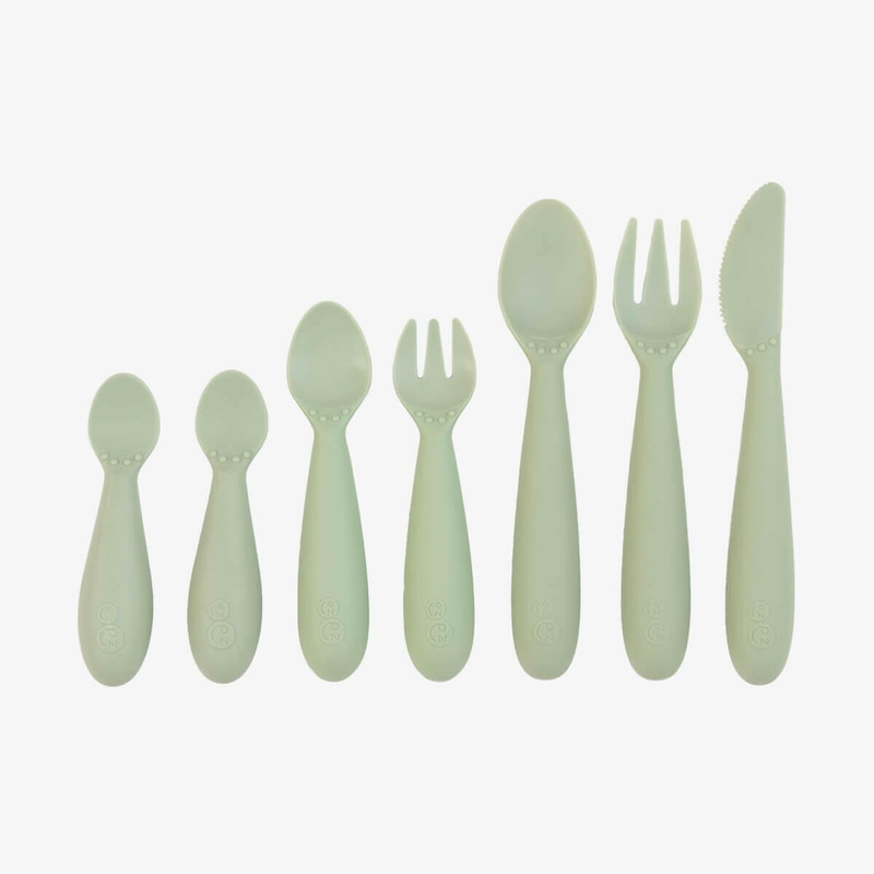 Developmental Utensil Set|Pewter|Sage|Blush|Indigo|Coral|Blue|Olive